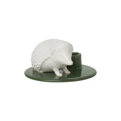 Sweet Stories Hedgehog Candlestick, moss, Dottir Nordic Design