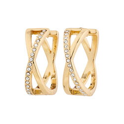 KIRA Earrings, gold plated, Pilgrim