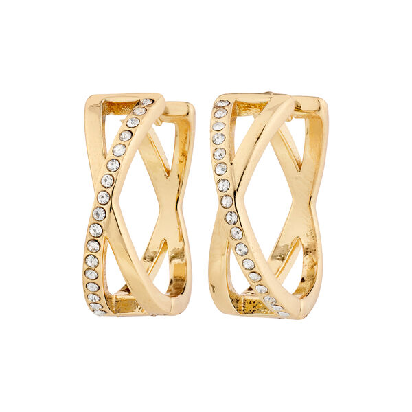 KIRA Earrings, gold plated, Pilgrim