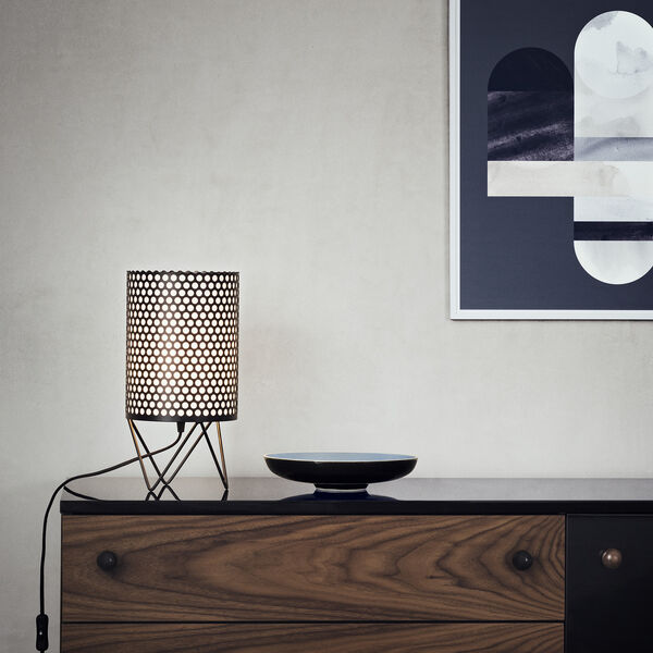 ABC Table Lamp, black semi matt, GUBI