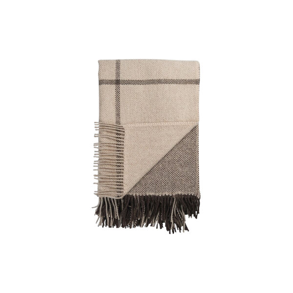 FILOS Throw, brown, R&oslash;ros Tweed
