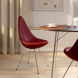Drop&trade; 3110 Chair, wild burgundy red, Fritz Hansen