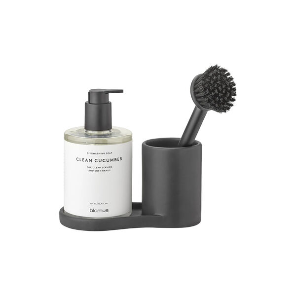 PIRO Dishwashing Set, black, Blomus