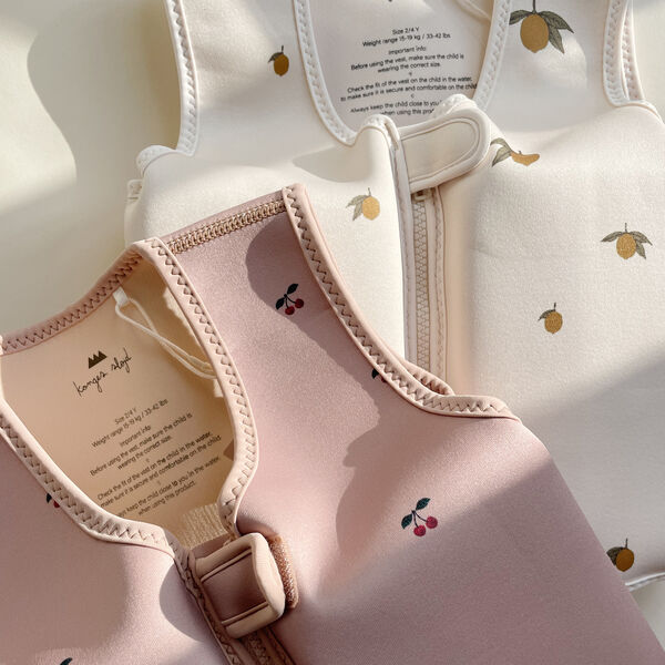 Neoprene Float Vest, lemon, Konges Sl&oslash;jd