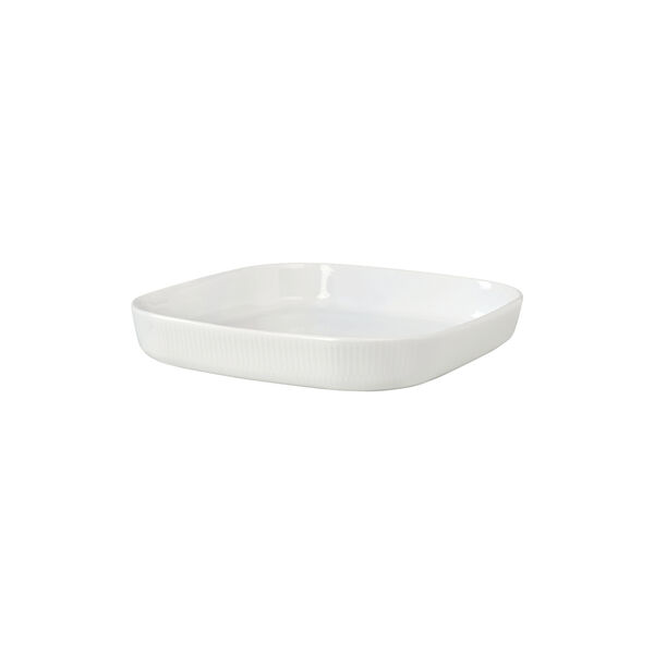 White Fluted Square Ovenware, Royal Copenhagen