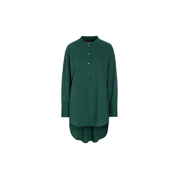 Core cotton shirt tunic, deep grass green, BITTE KAI RAND