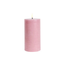 LED Pillar Candle 15 cm, dusty rose, Uyuni Lighting