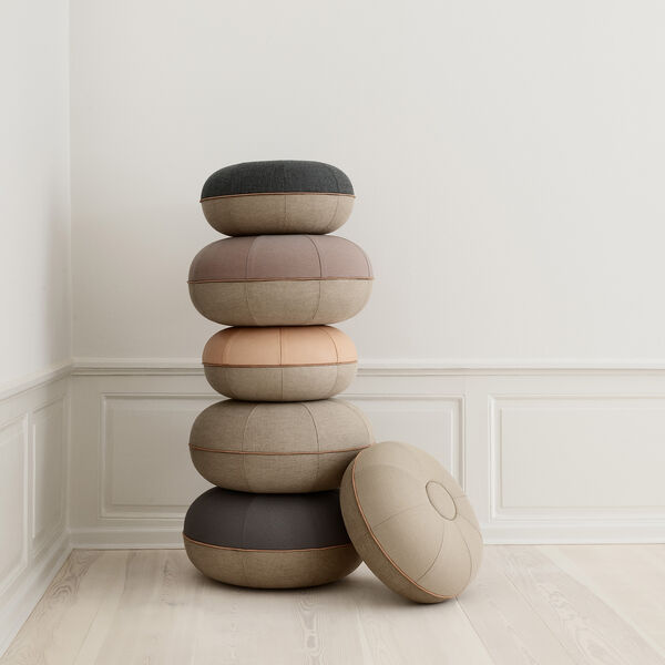 Pouf, grey, Fritz Hansen