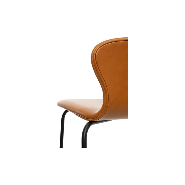 PLAY Chair Low Back Counter, cognac, Bruunmunch Furniture