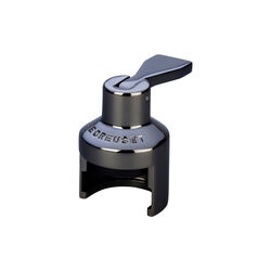 Crown Champagne Stopper, silver/black, Le Creuset
