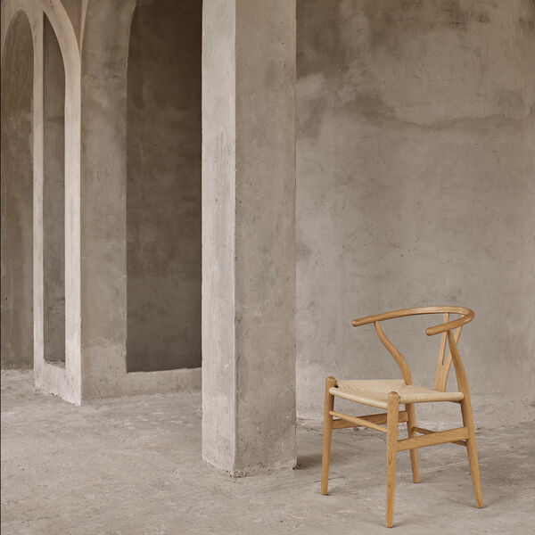 CH24 Wish Bone Chair, oiled oak/natural CH24 Wish Bone Chair, oiled oak/natural, Carl Hansen & Søn