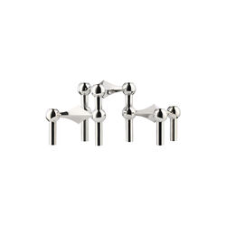 STOFF Nagel Candleholder, chrome, STOFF Nagel