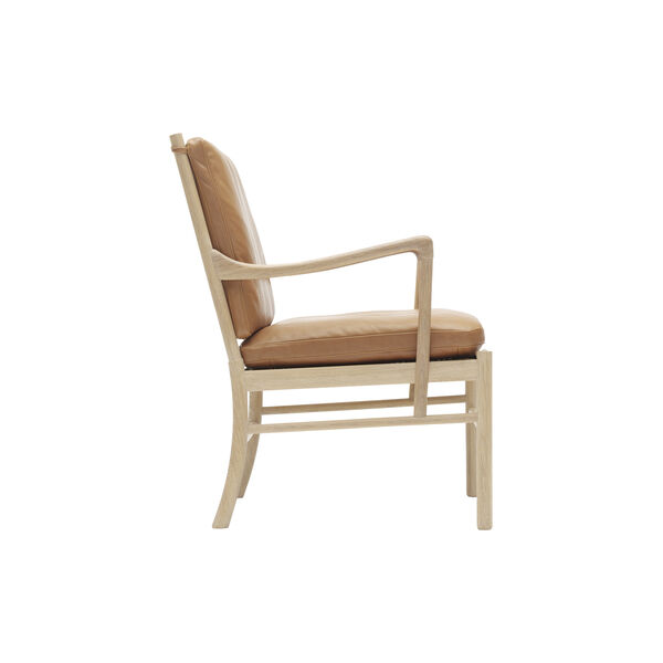 OW149 Colonial Chair, soap treated oak/Thor 307, Carl Hansen & S&oslash;n