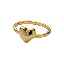 Sweetheart Ring, gold plated, Pernille Corydon Jewellery
