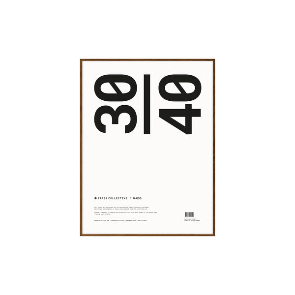 Frame, dark oak Frame, dark oak, Paper Collective