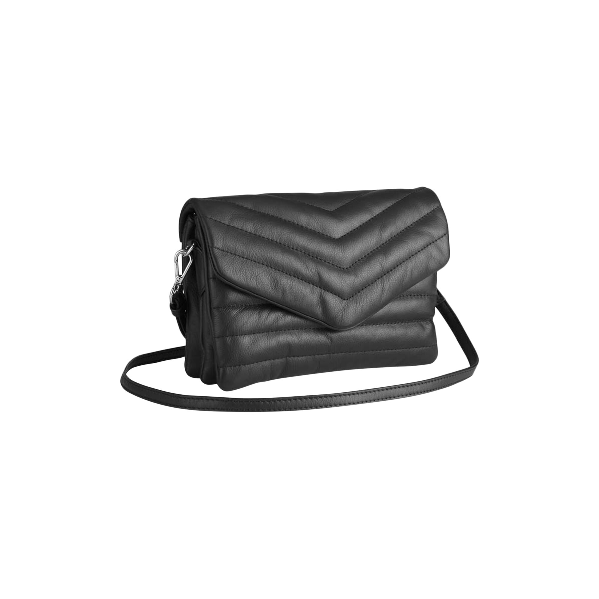 Black puffer on sale crossbody bag