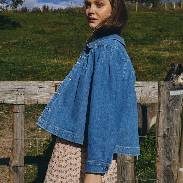 IRASTRID Jacket, medium blue IRASTRID Jacket, medium blue, Atelier Rêve