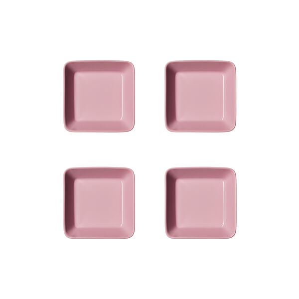 Teema Square Dish 4 pcs, rose, Iittala