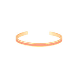 BANGLE Bracelet, coral orange, bangle up