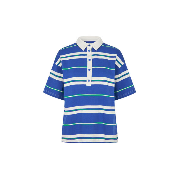 UlmaLL Polo Tee SS, blue, Lollys Laundry