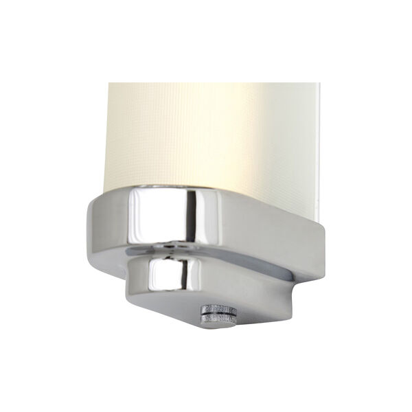 Cabin LED Wall Light 27 cm, chrome/frosted, Original BTC