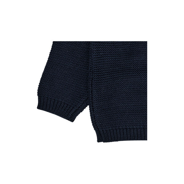 Classic Baby Cotton Cable Cardigan, navy