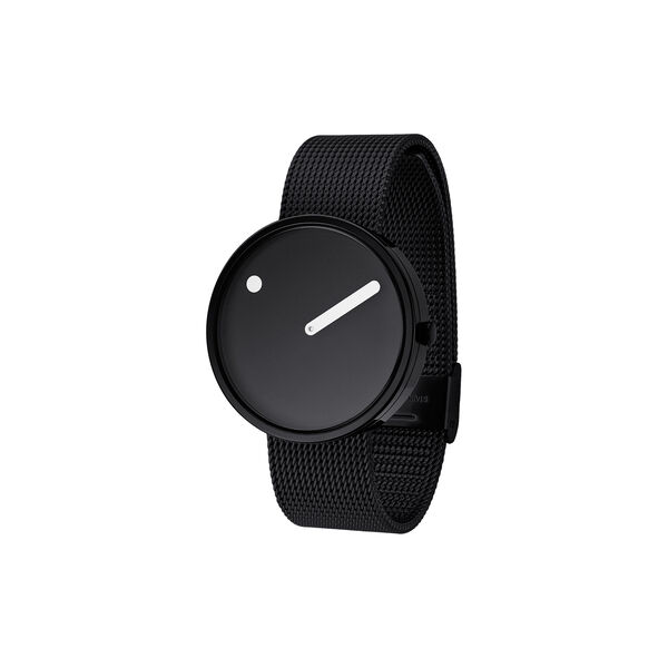 PICTO Wrist Watch, black/black/matt black, Picto