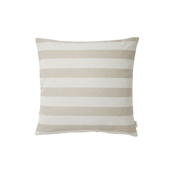 Outdoor Stripe Cushion, beige, Compliments