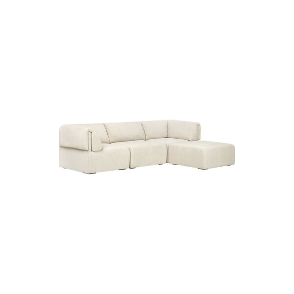 3-seater Wonder Sofa with Armrests and Chaise Longue, Mumble 02 3-seater Wonder Sofa with Armrests and Chaise Longue, Mumble 02, GUBI