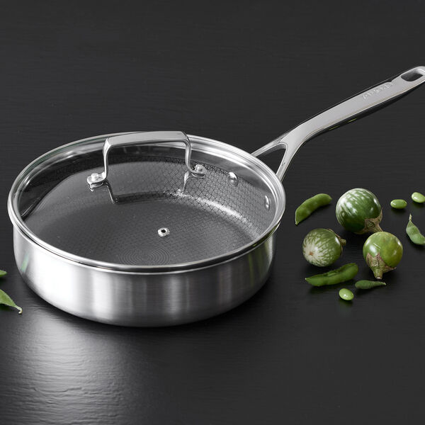 79NORD Hybrid Saut&eacute; pan with glass lid, Mors&oslash;