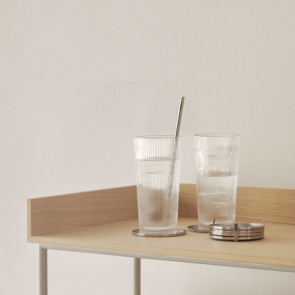 Stelton reusable straw 4 pcs, steel, Stelton