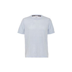 Linen T-Shirt, blue, SAND Copenhagen