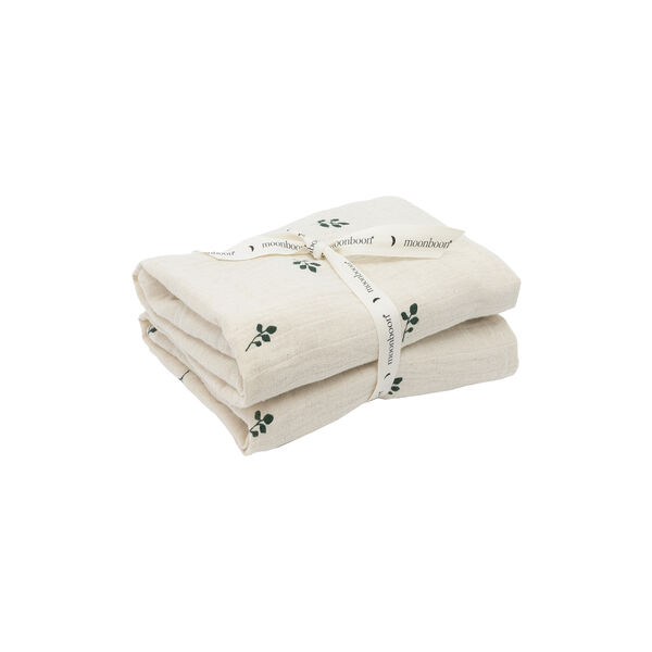 Organic Muslins, leaf Organic Muslins, leaf, Moonboon