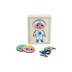 Moody Jules Puzzle 6x3 pcs., Vilac