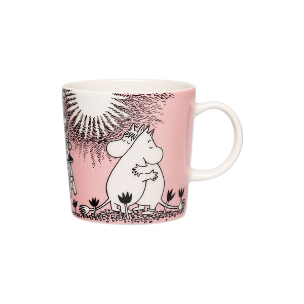 Moomin Plate & Mug Set Love, Moomin Arabia