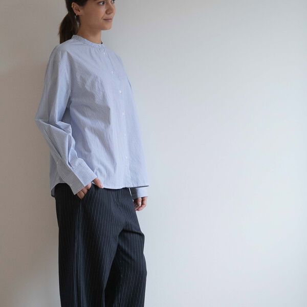 ISOLDE SHIRT, clear stripe, Studio Feder