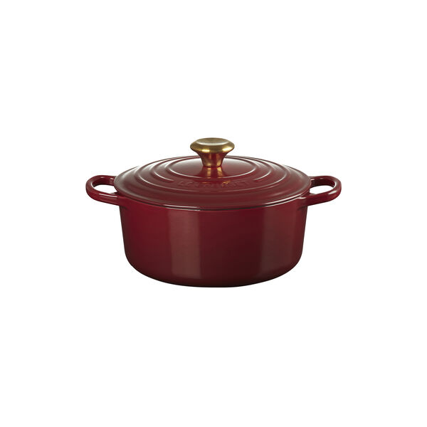 Signature Round Pot &Oslash; 24 cm, garnet, Le Creuset