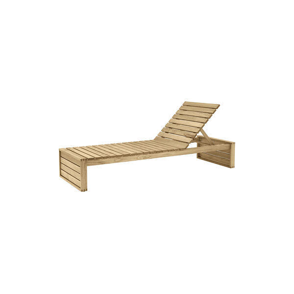 BK14 Sunbed, untreated teak BK14 Sunbed, untreated teak, Carl Hansen & Søn