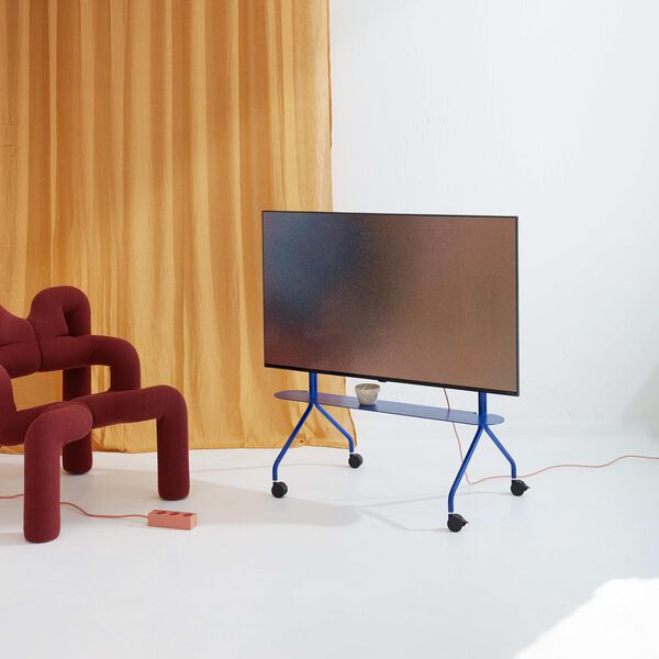 Pipe Shelf, ultra marine, Pedestal