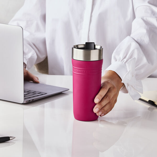 On The Go Thermo mug, berry, Le Creuset