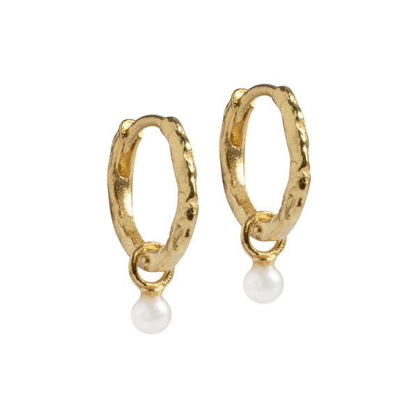 Belle Pearl Earrings, gold/white, ENAMEL Copenhagen