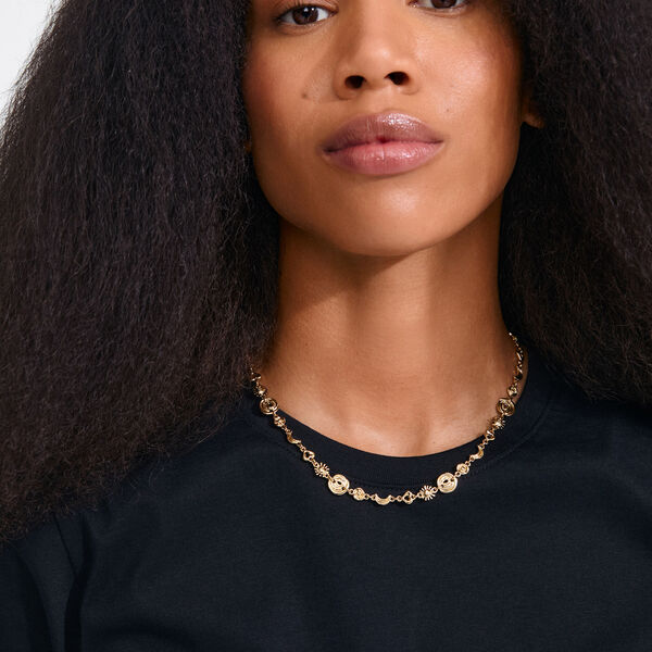 MISHA necklace, gold plated, Pilgrim