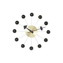 Ball Wall Clock, black, Vitra 
