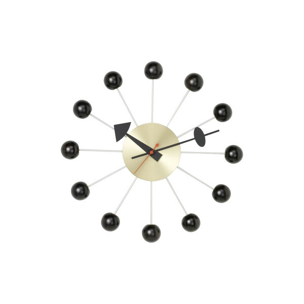 Ball Wall Clock, black, Vitra 