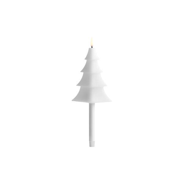 LED Smooth mini taper tree candle | Nordic white, Uyuni Lighting