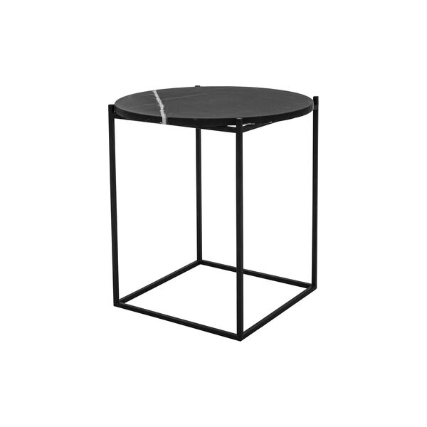 Circle Side Table, black, Wendelbo