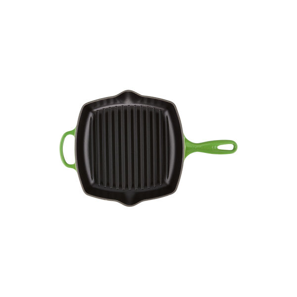 Signature Square Skillet Grill, bamboo green Signature Square Skillet Grill, bamboo green, Le Creuset