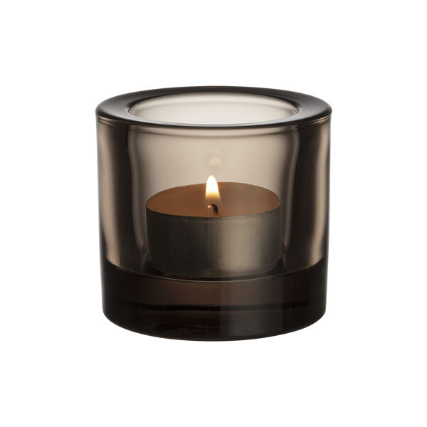 Kivi tealight holder, linen, Iittala