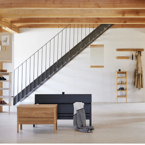 A Line Storage Bench, black, Form & Refine