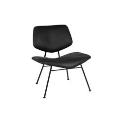 VL135 Cosy Fully Upholstered Lounge Chair, Ultra 41599/black, VERMUND